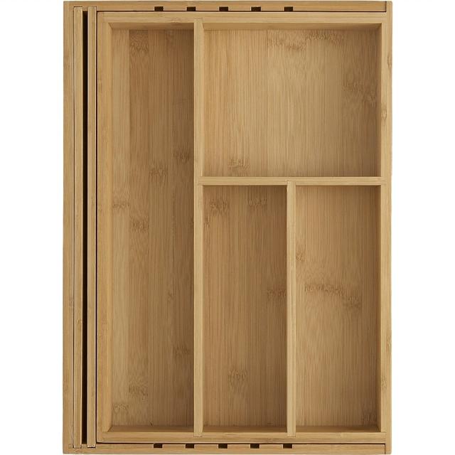 Expandable Bamboo Gadget Tray